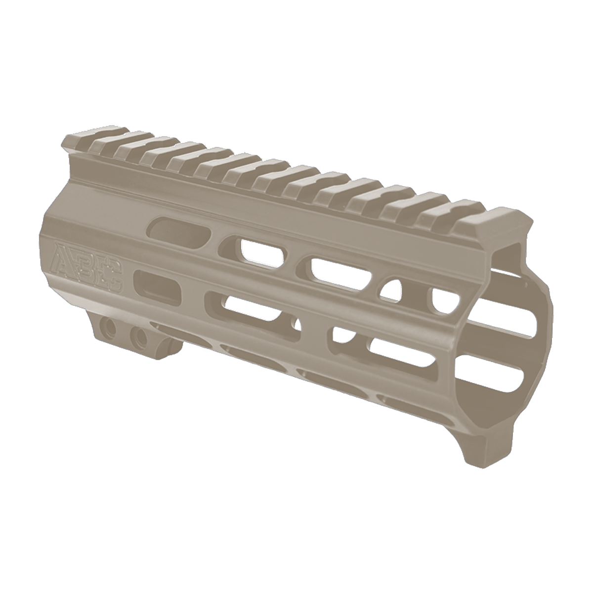 AR-15 Super Slim Free Float 5.5" M-LOK Full Picatinny Rail Handguard w/ Handstop- Flat Dark Earth