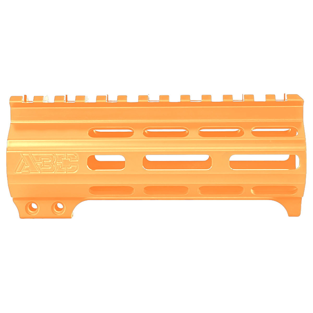 AR-15 Super Slim Free Float 5.5" M-LOK Full Picatinny Rail Handguard w/ Handstop- Tequila Sunrise Orange