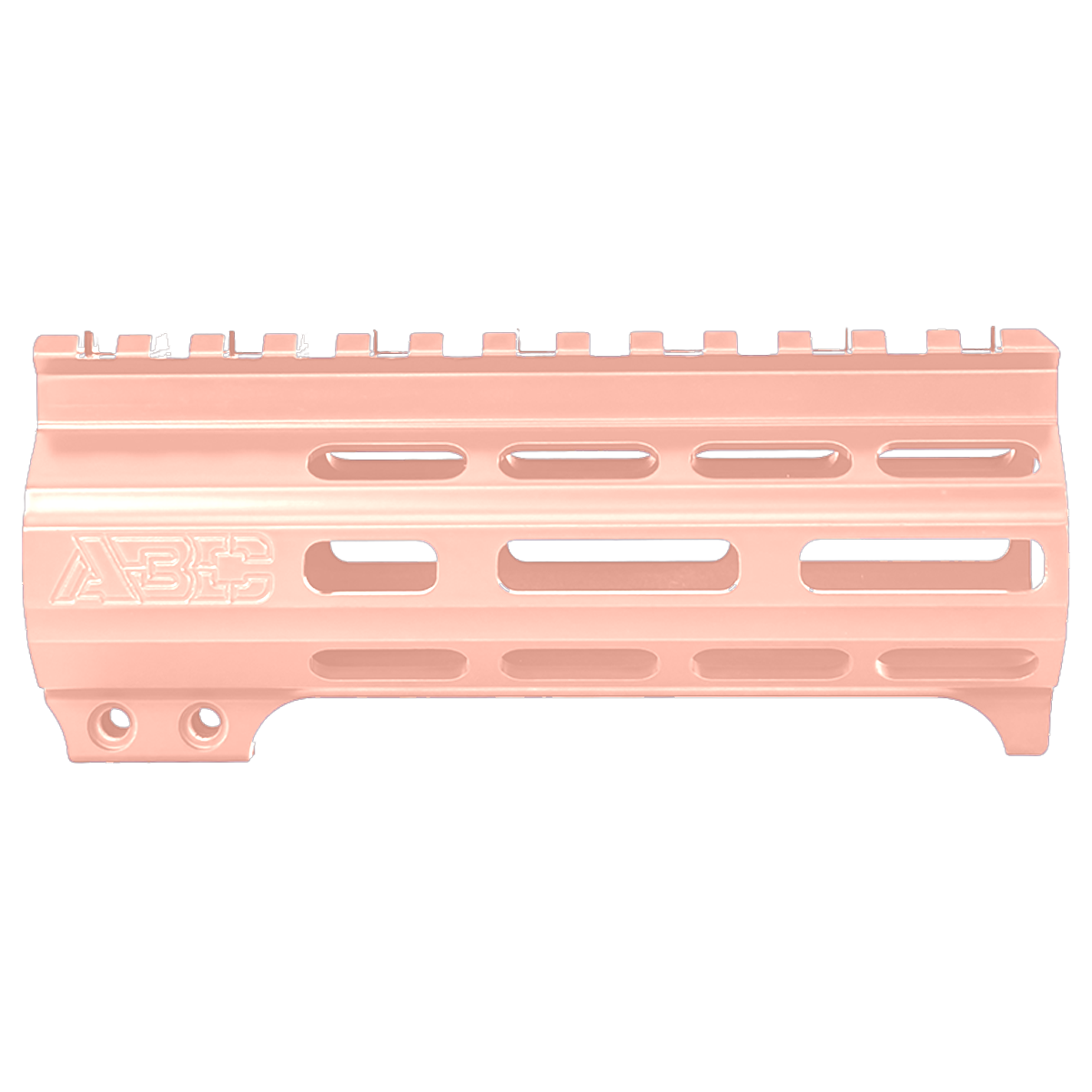 AR-15 Super Slim Free Float 5.5" M-LOK Full Picatinny Rail Handguard w/ Handstop- Rose Gold