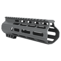 AR-15 Custom Ultra Slim MLOK Handguard 7"- Cerakote Tungsten