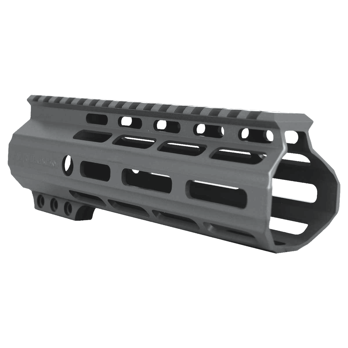 AR-15 Custom Ultra Slim MLOK Handguard 7"- Cerakote Tungsten