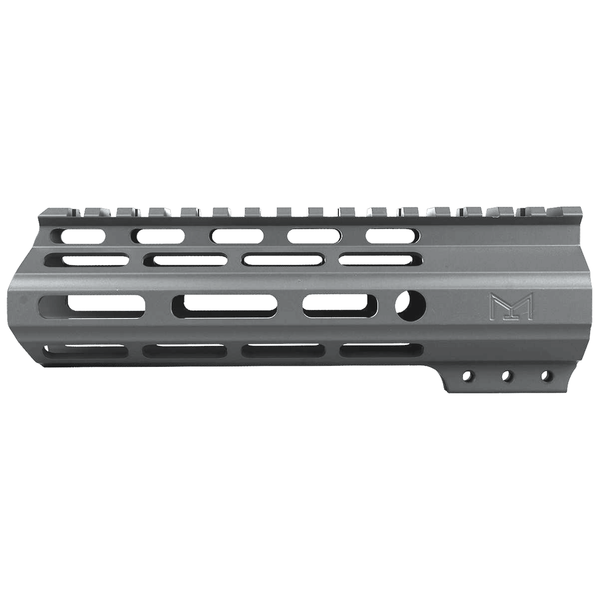 AR-15 Custom Ultra Slim MLOK Handguard 7"- Cerakote Tungsten