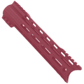 AR-15 American Built Custom 10" Hybrid MLOK Handguard - Cerakote Cranberry Frost