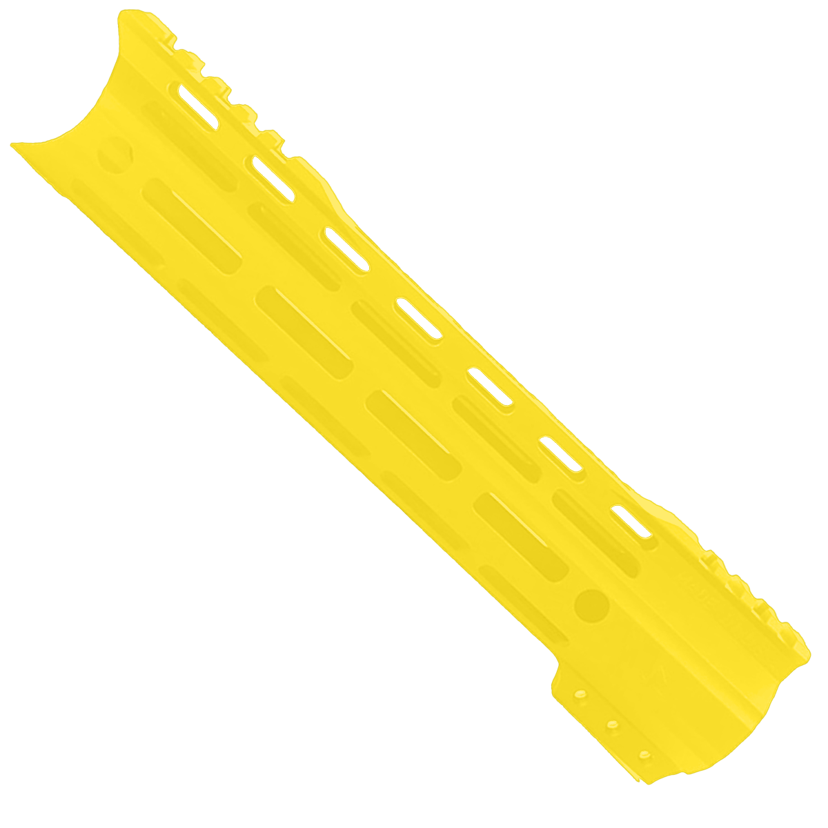 AR-15 American Built Custom 10" Hybrid MLOK Handguard - Cerakote Lemon Zest