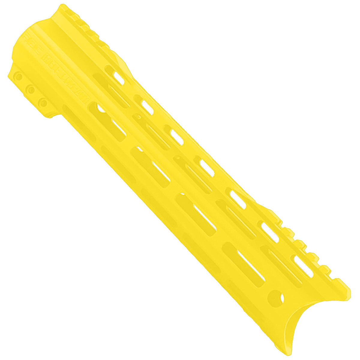 AR-15 American Built Custom 10" Hybrid MLOK Handguard - Cerakote Lemon Zest
