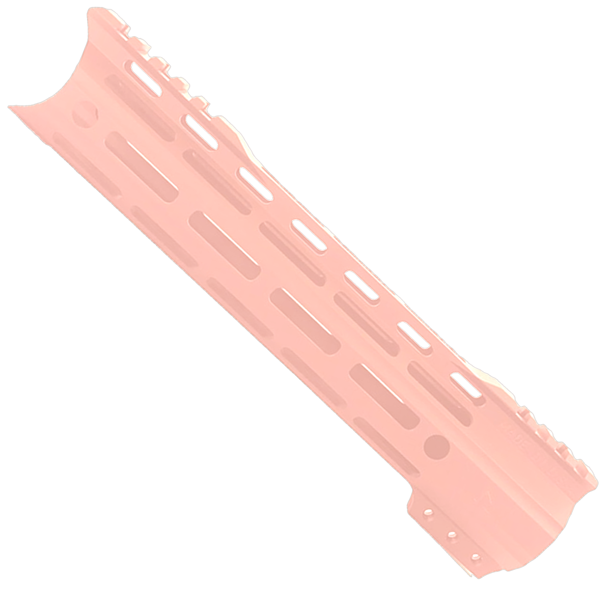 AR-15 American Built Custom 10" Hybrid MLOK Handguard - Cerakote Rose Gold