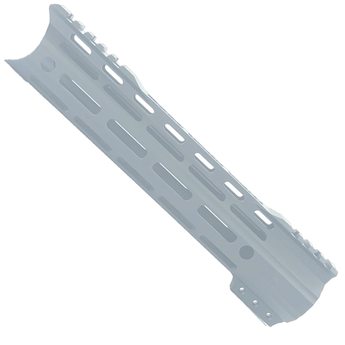 AR-15 American Built Custom 10" Hybrid MLOK Handguard - Cerakote Tungsten Gray