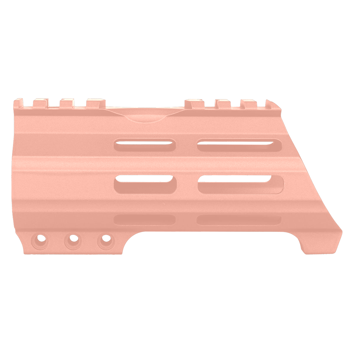 AR15 American Built Custom 5" Hybrid MLOK Handguard w/ Finger Stop - Rose Gold