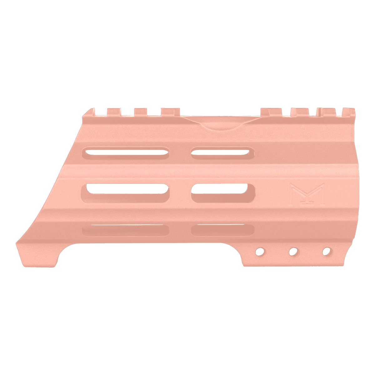 AR15 American Built Custom 5" Hybrid MLOK Handguard w/ Finger Stop - Rose Gold
