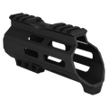 AR15 American Built Custom 5" Hybrid MLOK Handguard w/ Finger Stop