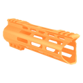 AR-15 Custom Hybrid Top Cut Super Slim MLOK Handguard 7"- Tequila Sunrise Orange