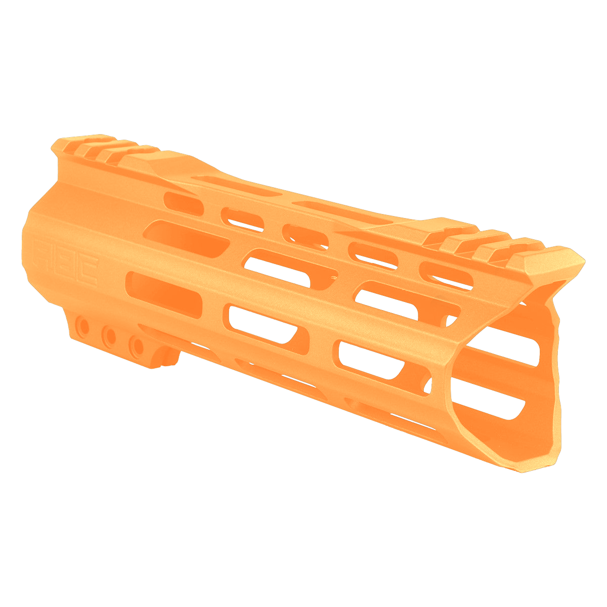 AR-15 Custom Hybrid Top Cut Super Slim MLOK Handguard 7"- Tequila Sunrise Orange
