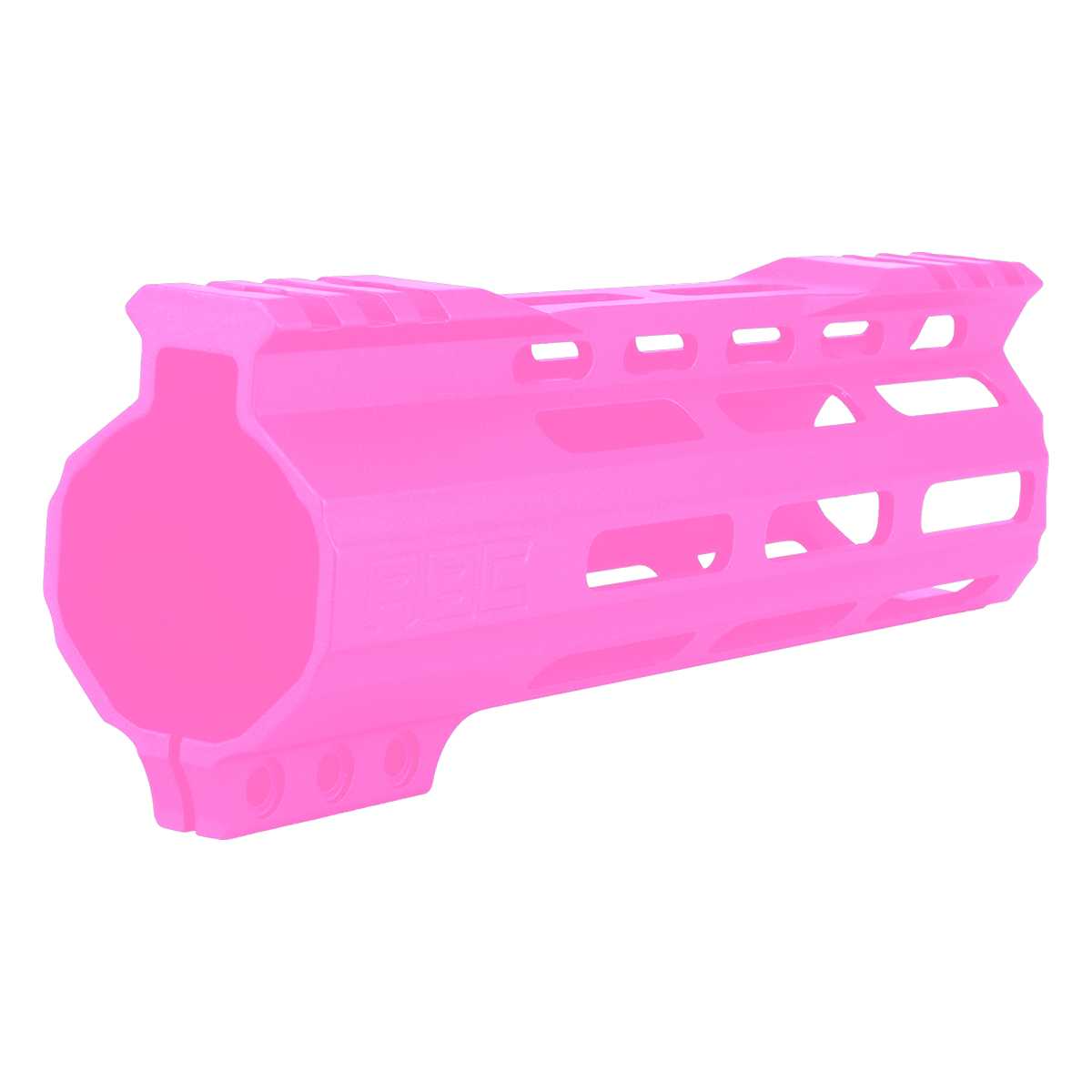 AR-15 Custom Hybrid Top Cut Super Slim MLOK Handguard 7" - Sig Pink