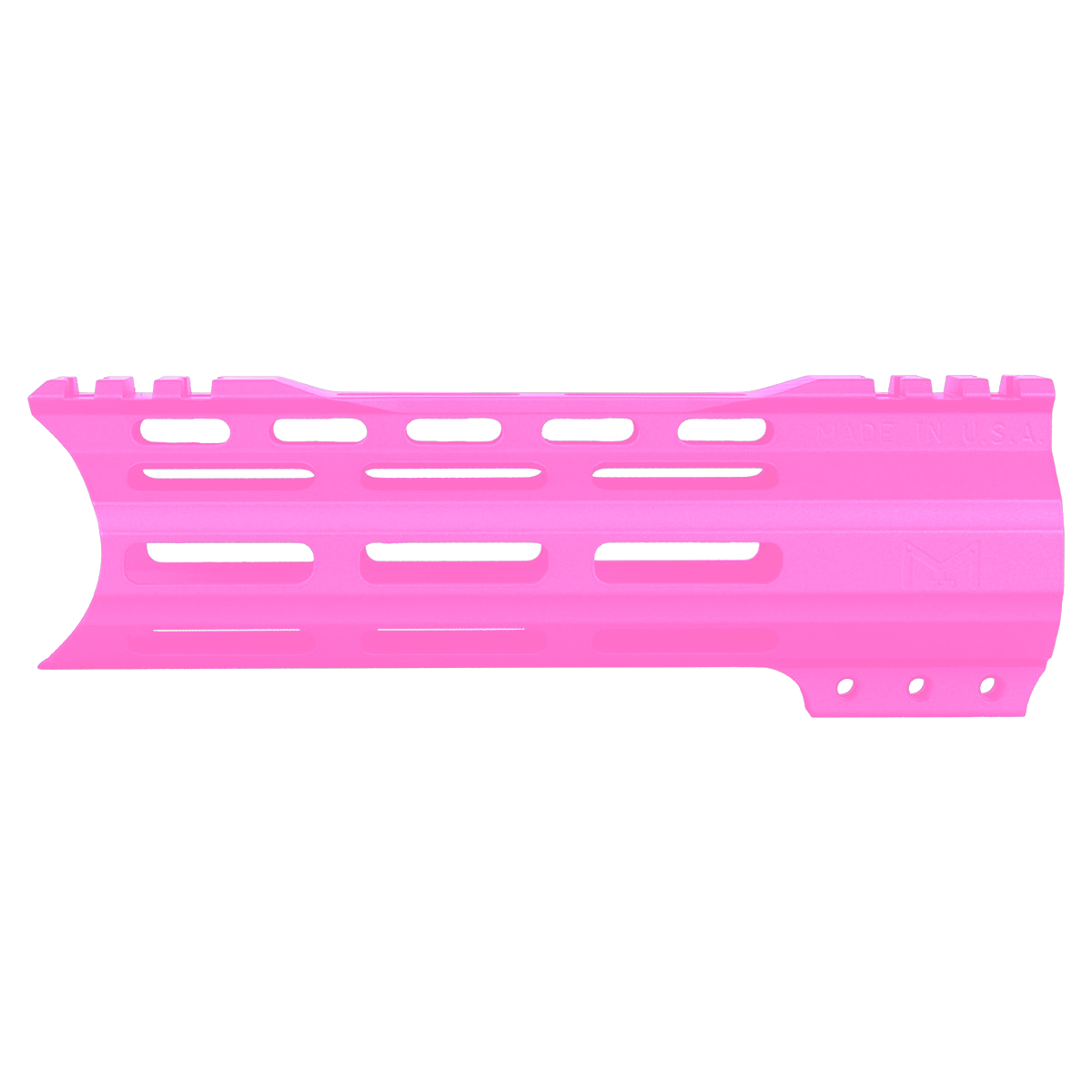 AR-15 Custom Hybrid Top Cut Super Slim MLOK Handguard 7" - Sig Pink