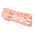 AR-15 Custom Hybrid Top Cut Super Slim MLOK Handguard 7" - Rose Gold