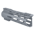 AR-15 Custom Hybrid Top Cut Super Slim MLOK Handguard 7"- Sniper Grey