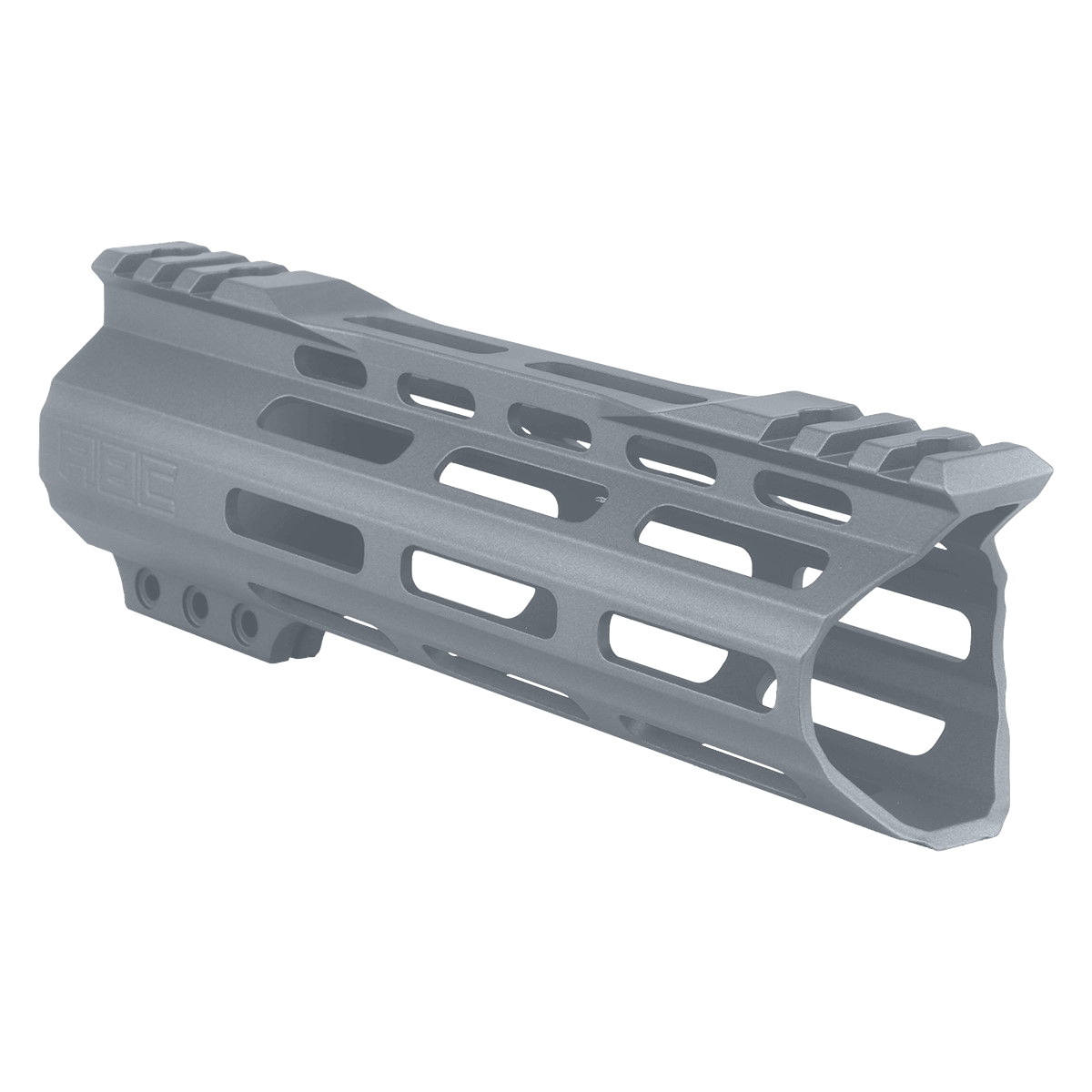 AR-15 Custom Hybrid Top Cut Super Slim MLOK Handguard 7"- Sniper Grey