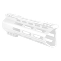 AR-15 Custom Hybrid Top Cut Super Slim MLOK Handguard 7"- White