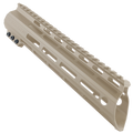 AR-15 American Built Custom 10" Slanted MLOK Handguard - Cerakote Flat Dark Earth