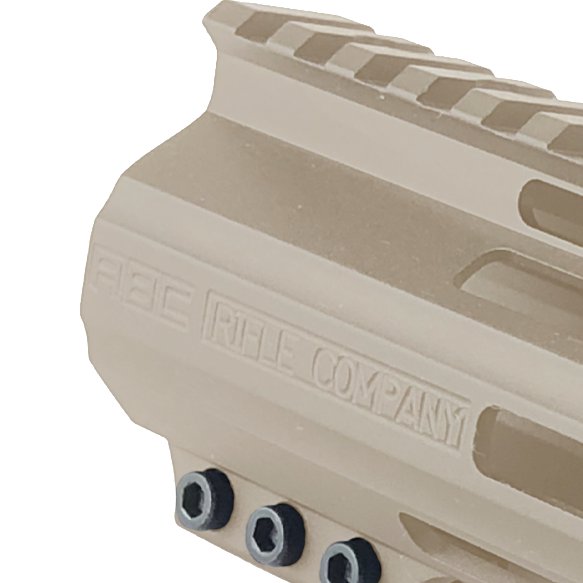 AR-15 American Built Custom 10" Slanted MLOK Handguard - Cerakote Flat Dark Earth