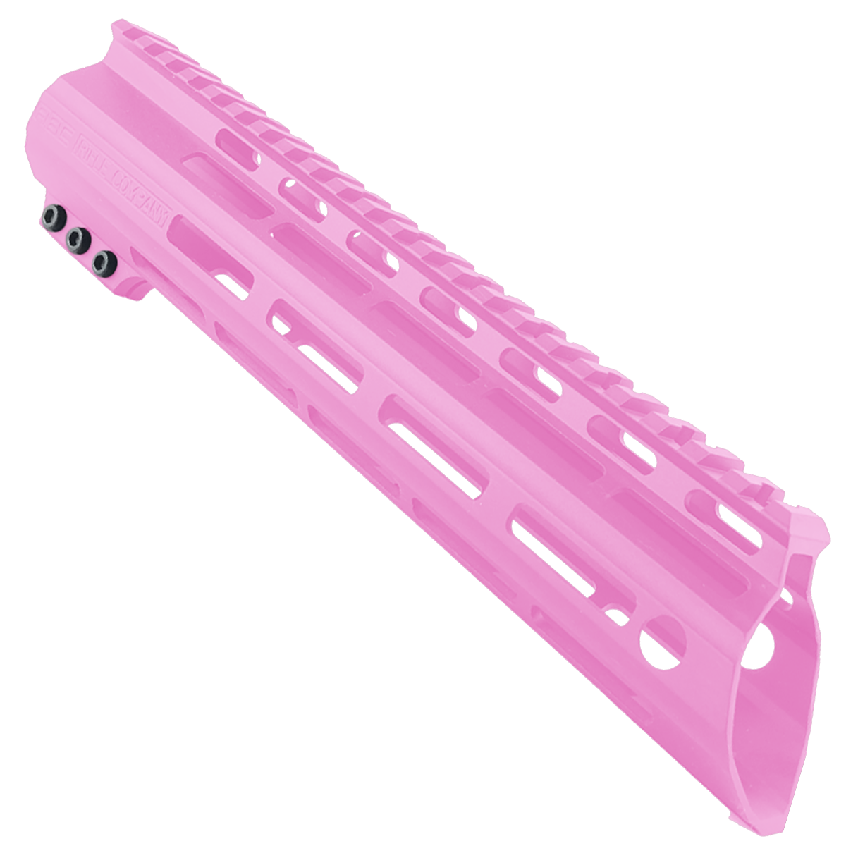 AR-15 American Built Custom 10" Slanted MLOK Handguard - Cerakote Sig Pink