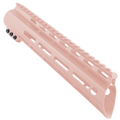 AR-15 American Built Custom 10" Slanted MLOK Handguard - Cerakote Rose Gold