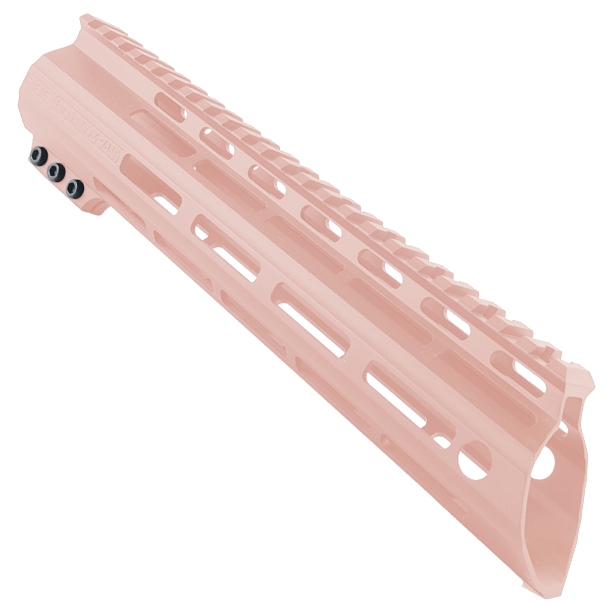 AR-15 American Built Custom 10" Slanted MLOK Handguard - Cerakote Rose Gold