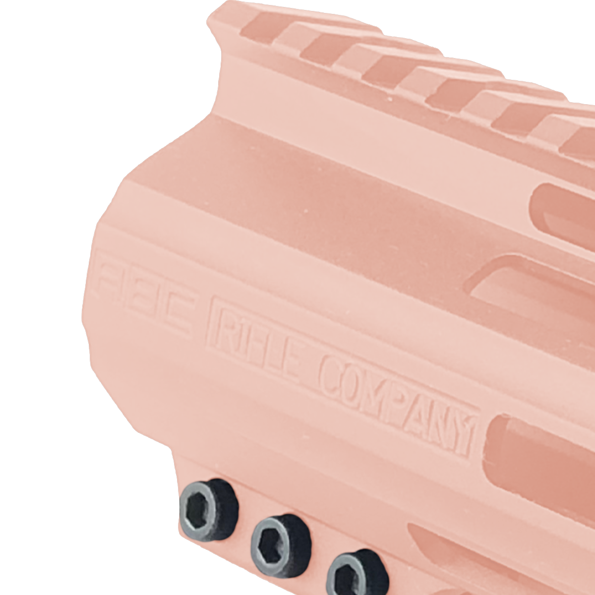 AR-15 American Built Custom 10" Slanted MLOK Handguard - Cerakote Rose Gold