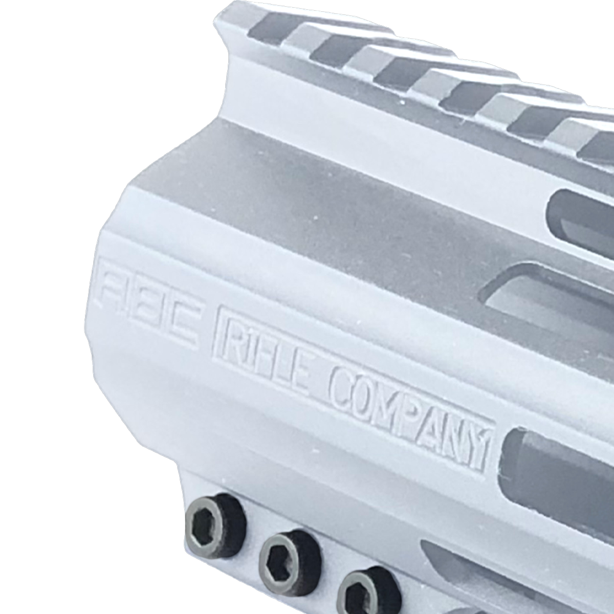 AR-15 American Built Custom 10" Slanted MLOK Handguard - Cerakote Sniper Gray