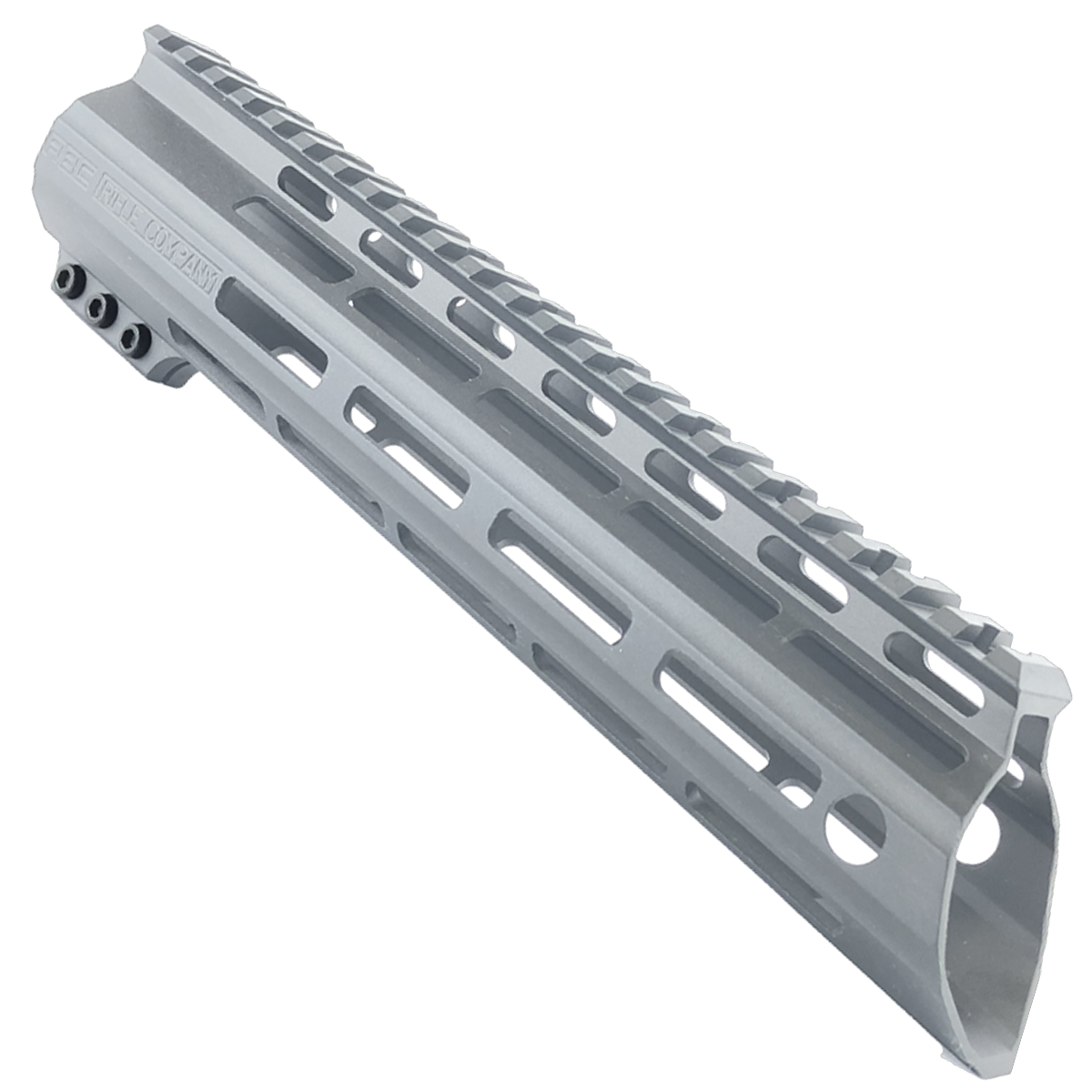 AR-15 American Built Custom 10" Slanted MLOK Handguard - Cerakote Tungsten Gray