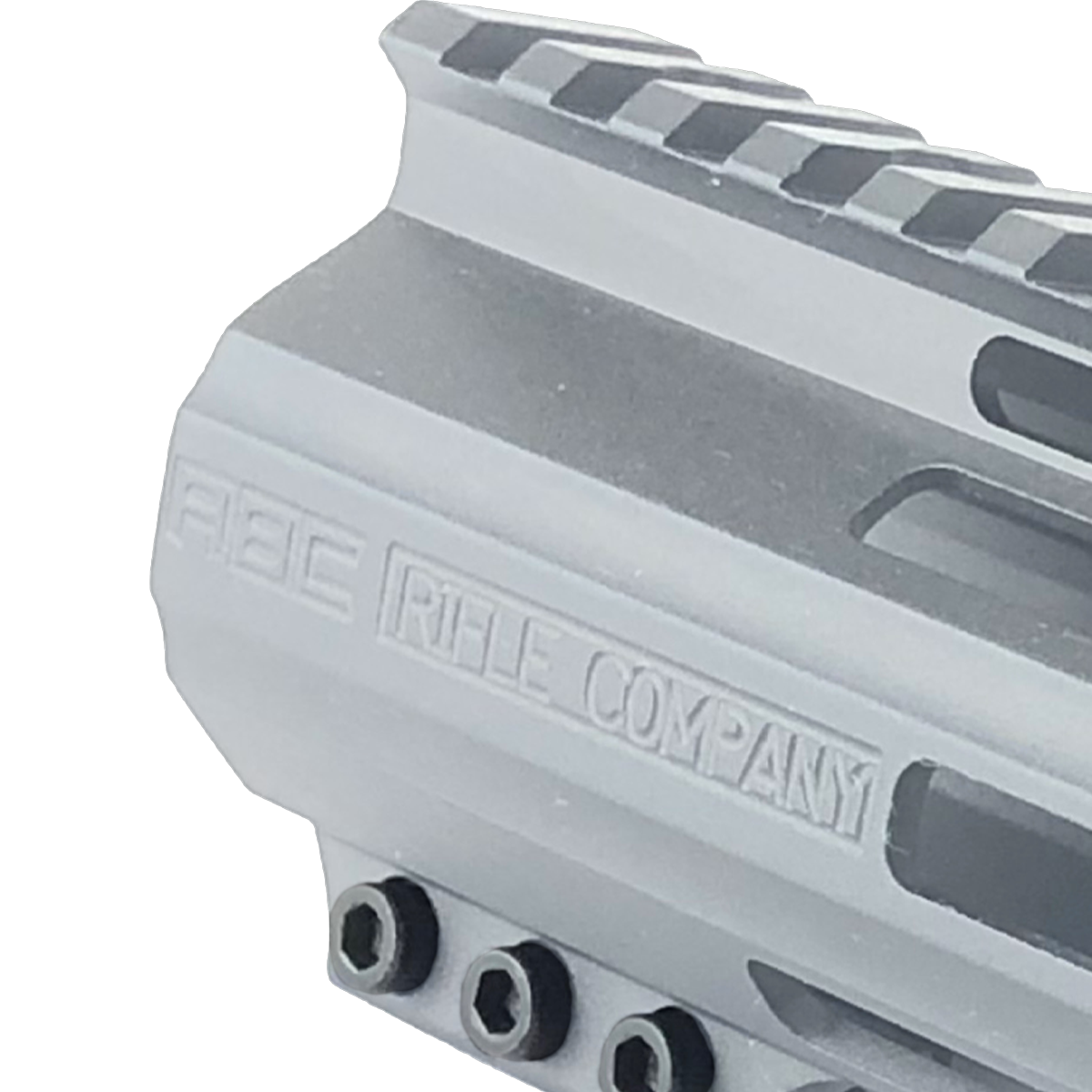 AR-15 American Built Custom 10" Slanted MLOK Handguard - Cerakote Tungsten Gray