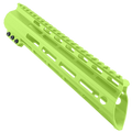 AR-15 American Built Custom 10" Slanted MLOK Handguard - Cerakote Zombie Green