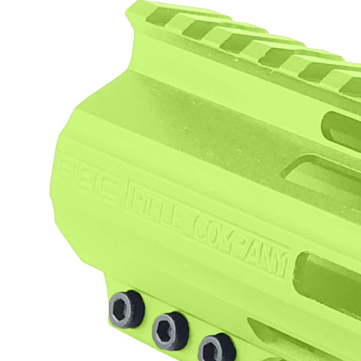 AR-15 American Built Custom 10" Slanted MLOK Handguard - Cerakote Zombie Green