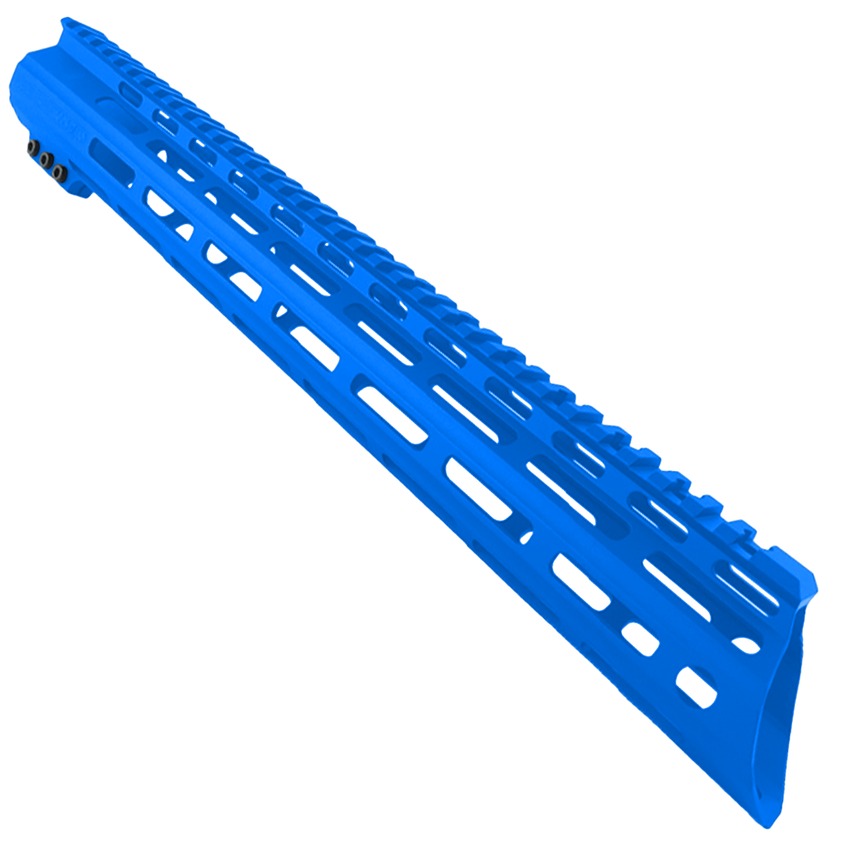 AR-15 American Built Custom 15" Slanted MLOK Handguard - Cerakote Flame Blue