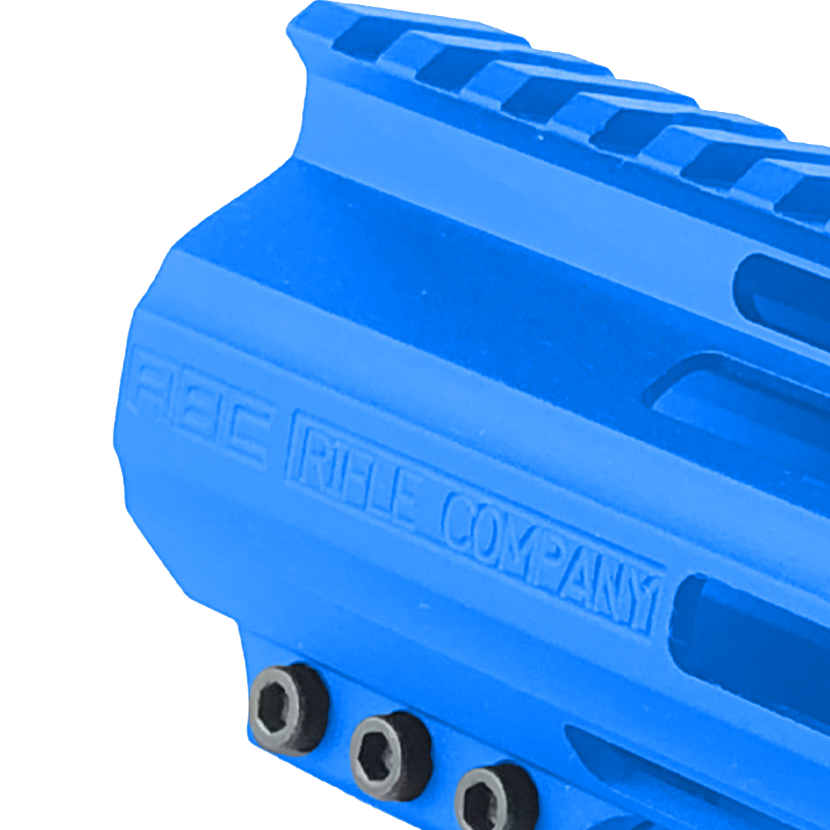 AR-15 American Built Custom 15" Slanted MLOK Handguard - Cerakote Flame Blue