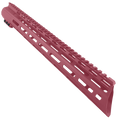 AR-15 American Built Custom 15" Slanted MLOK Handguard - Cerakote Cranberry Frost