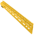 AR-15 American Built Custom 15" Slanted MLOK Handguard - Cerakote Gold