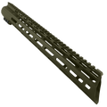 AR-15 American Built Custom 15" Slanted MLOK Handguard - Cerakote Magpul ODG