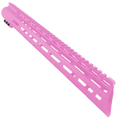 AR-15 American Built Custom 15" Slanted MLOK Handguard - Cerakote Sig Pink