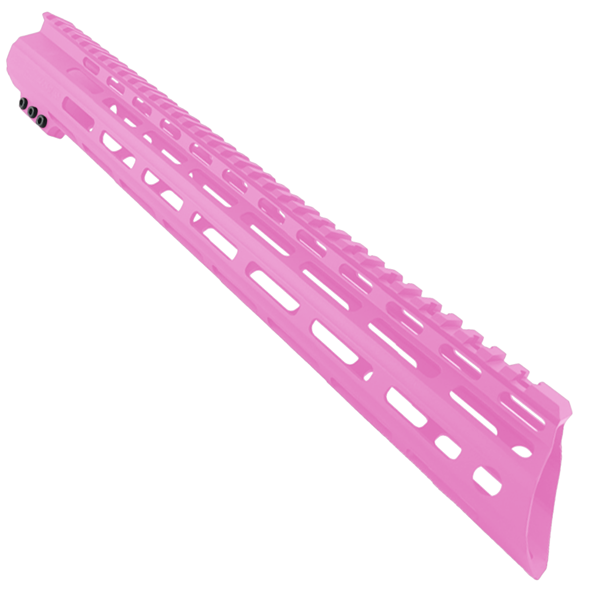 AR-15 American Built Custom 15" Slanted MLOK Handguard - Cerakote Sig Pink