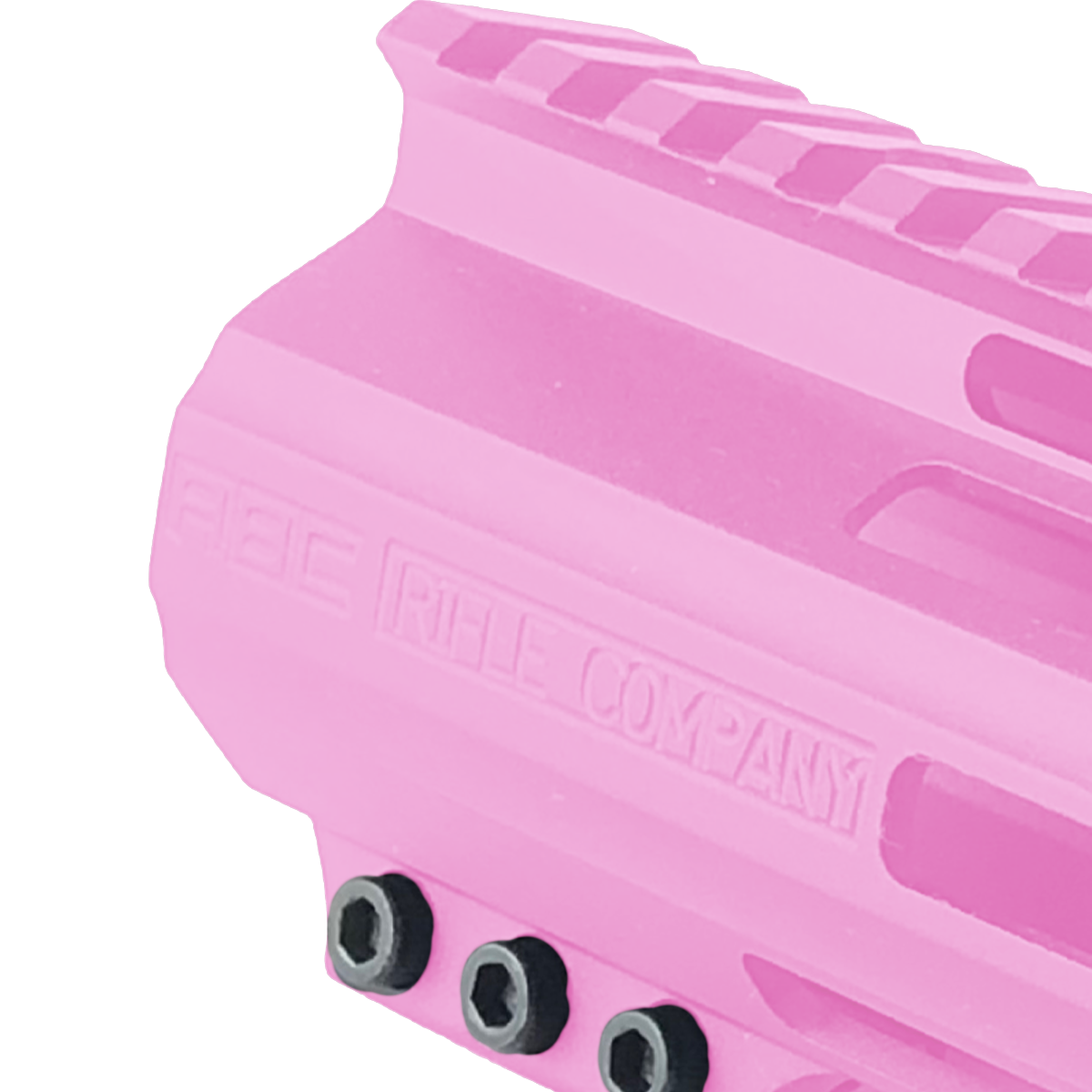 AR-15 American Built Custom 15" Slanted MLOK Handguard - Cerakote Sig Pink