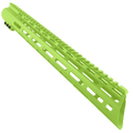 AR-15 American Built Custom 15" Slanted MLOK Handguard - Cerakote Zombie Green