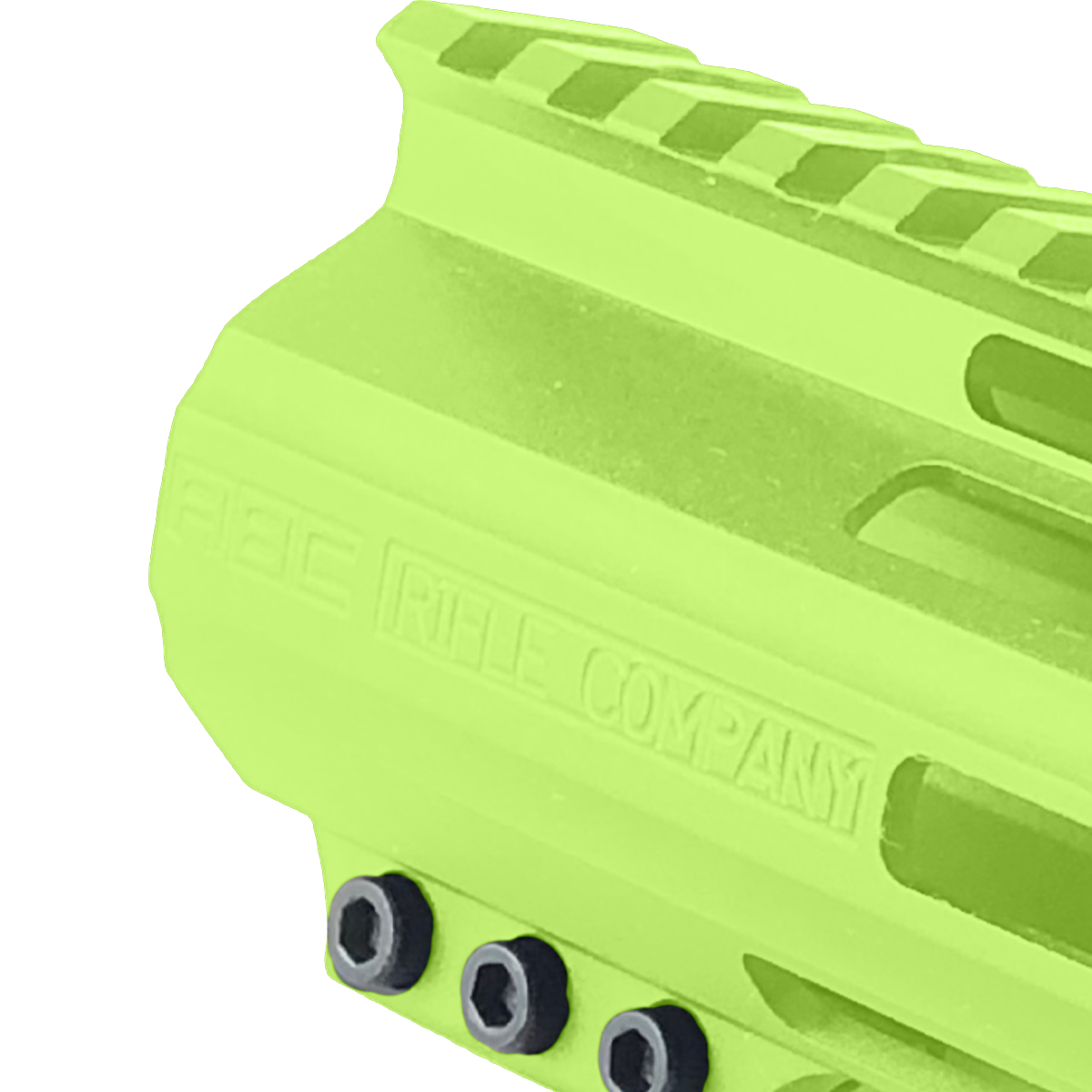 AR-15 American Built Custom 15" Slanted MLOK Handguard - Cerakote Zombie Green