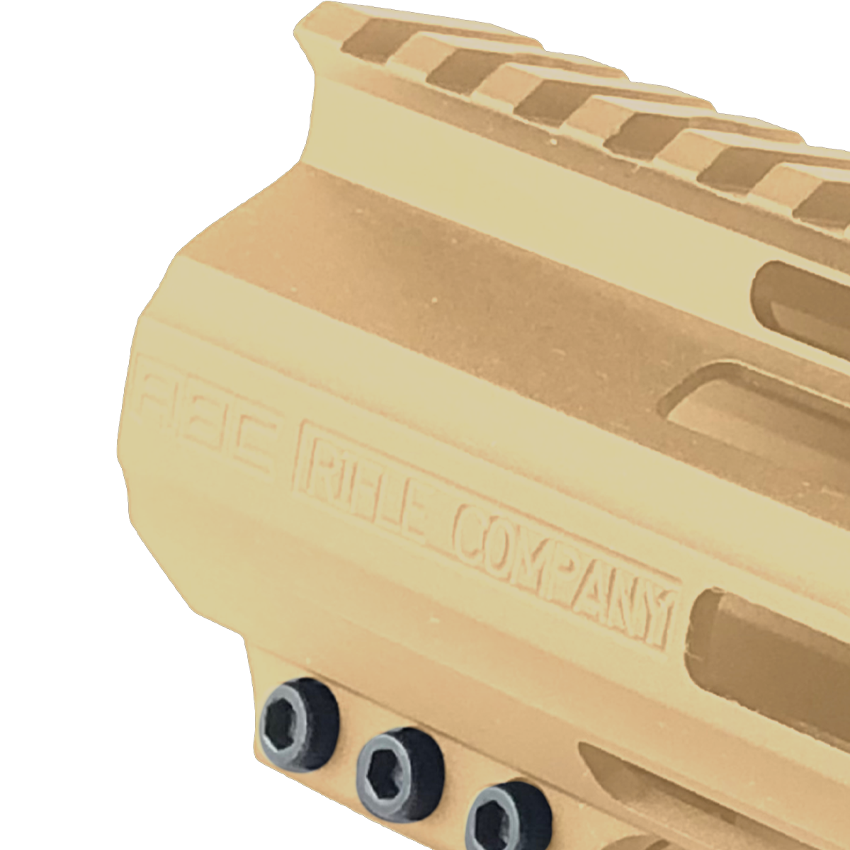 AR-15 American Built Custom 7" Slanted MLOK Handguard - Cerakote Burnt Bronze