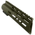 AR-15 American Built Custom 7" Slanted MLOK Handguard - Cerakote Magpul ODG
