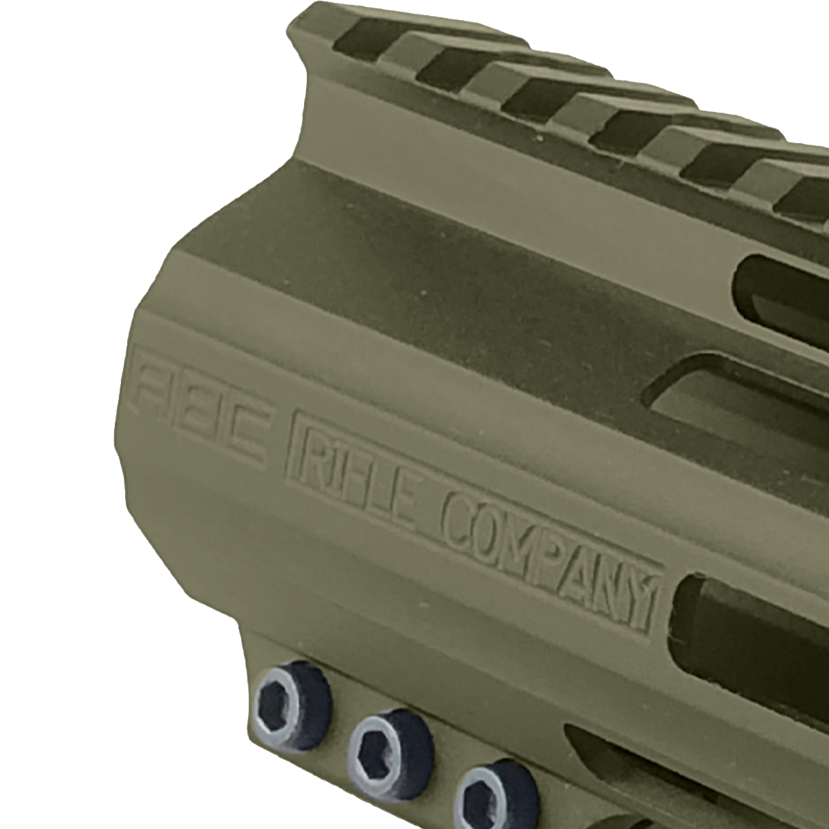 AR-15 American Built Custom 7" Slanted MLOK Handguard - Cerakote Magpul ODG