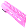 AR-15 American Built Custom 7" Slanted MLOK Handguard - Cerakote Sig Pink