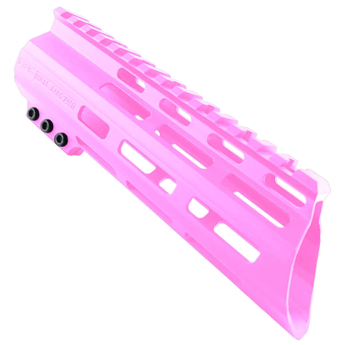 AR-15 American Built Custom 7" Slanted MLOK Handguard - Cerakote Sig Pink