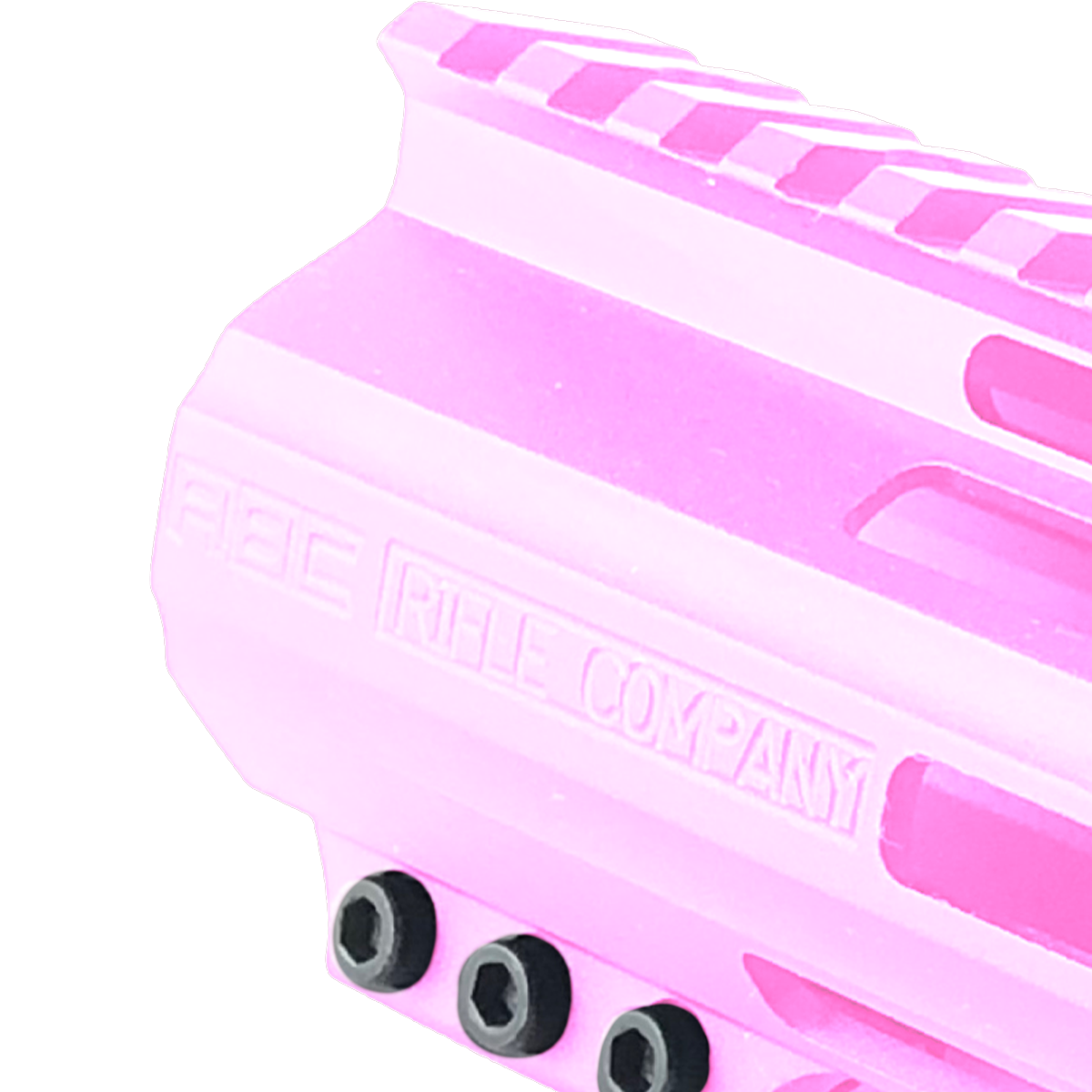 AR-15 American Built Custom 7" Slanted MLOK Handguard - Cerakote Sig Pink
