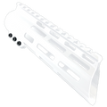 AR-15 American Built Custom 7" Slanted MLOK Handguard - Cerakote Storm Trooper White